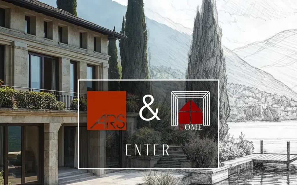 Homepage del sito arsandhome.com, progetto web realizzato da MOONBAT